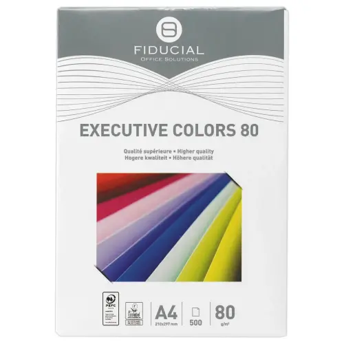 Ramette de papier couleur pastel A4 Executive Colors 80g - Vert - FIDUCIAL