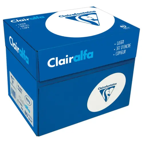 Ramette papier extra-blanc A4 Clairalfa 80g - CLAIRALFA