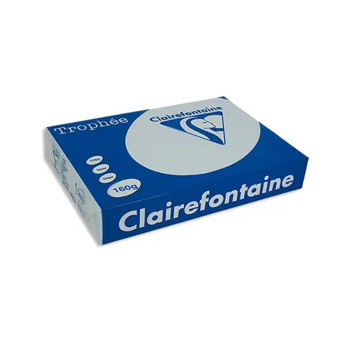 Ramette de 250 feuilles papier A4 pastel - 160g - bleu - Clairefontaine