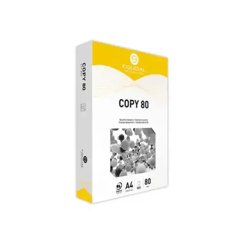 240 Ramettes de 500 feuilles de papier blanc A4 80g COPY 80 FIDUCIAL