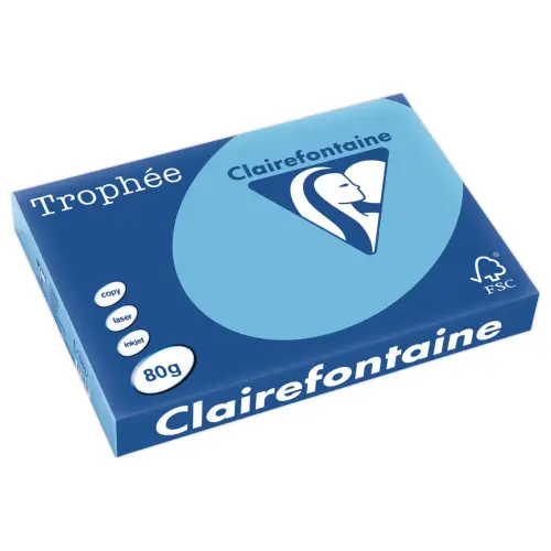 Ramette de papier couleur pastel - A3 - Trophée 80g - lavande - CLAIREFONTAINE