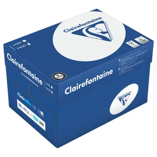 5 ramettes de papier extra-blanc A3 CLAIREFONTAINE Clairalfa 90g