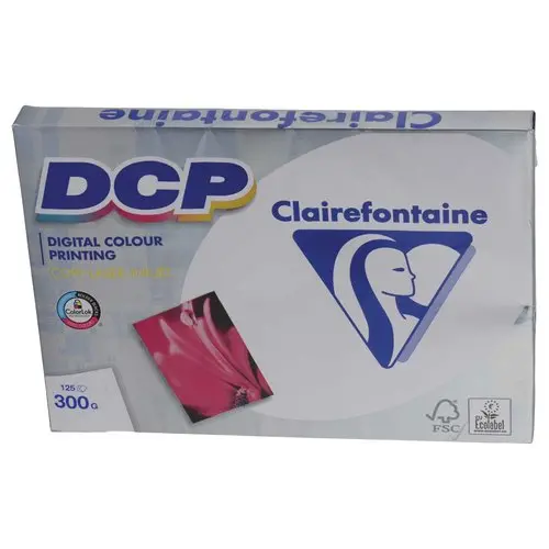 Ramette de 125 feuilles de papier ultra-blanc DCP - 300g - A3 - CLAIREFONTAINE