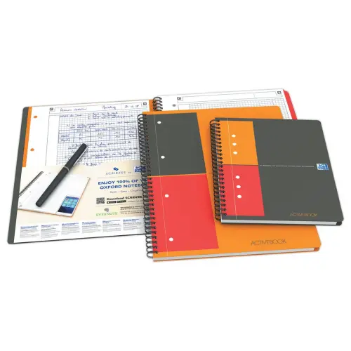Cahier A4 - Carreaux 5x5 - Oxford
