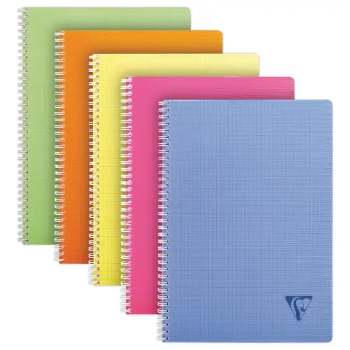 Cahier à spirales Linicolor - A4 - Clairefontaine
