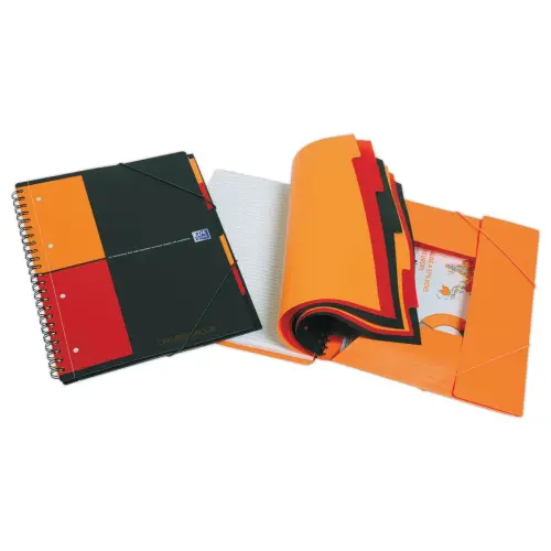 Cahier spirale A4+ Organiserbook - 5x5 - OXFORD