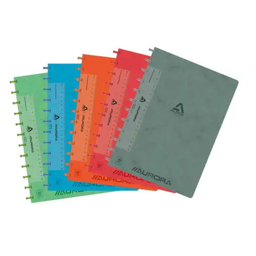 Cahier couverture carte ADOC A4, 4x8, 144 pages