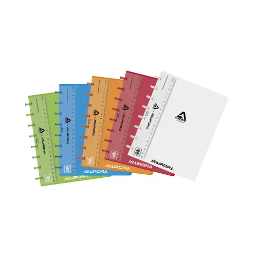 Cahier couverture carte AD'OC A5, 5x5,144 pages