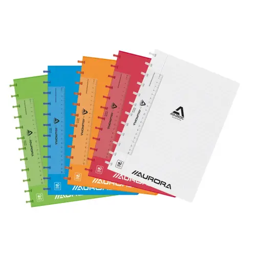 Cahier couverture polypro AD'OC, 4x8, 144 pages 