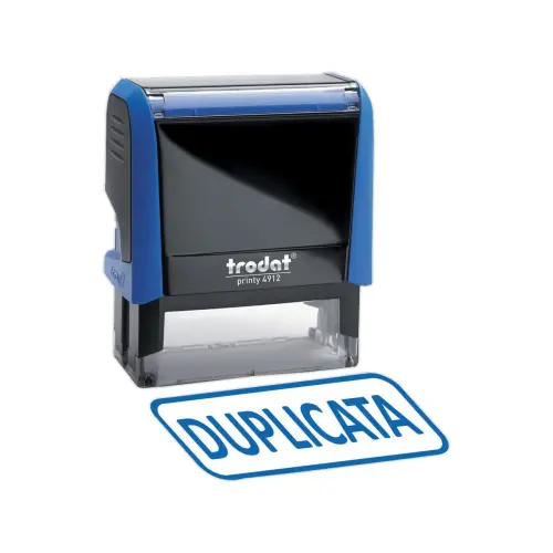 Timbre formule commerciale - 'Duplicata' - TRODAT