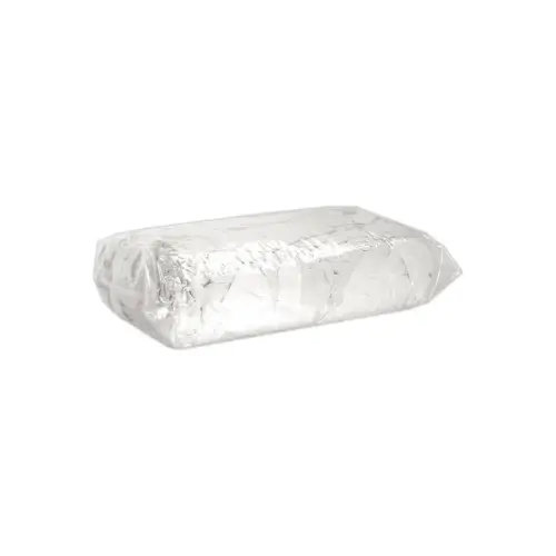 Chiffons blancs découpés en coton - sachet de 1 kg