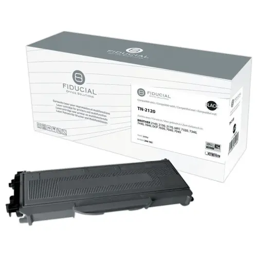 Toner remanufacturé éq. BROTHER TN-2120 - Haute capacité - Noir