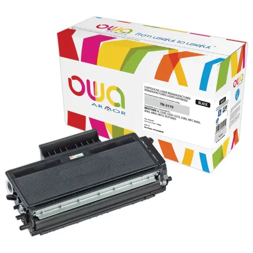 Toner &eacute;q. BROTHER TN-3170 - Noir - OWA 