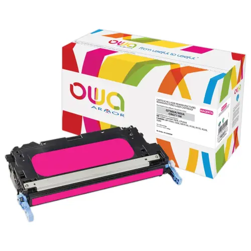 Toner &eacute;q. HP Q7583A, CANON 711M - Magenta - OWA 