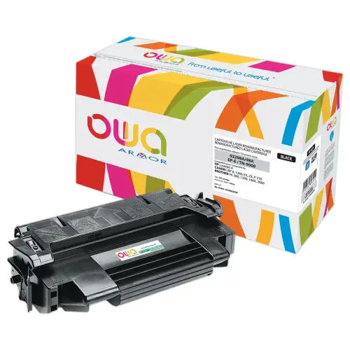 Toner eq. CANON EP-E, HP 92298A, BROTHER TN-9000 - Noir - OWA