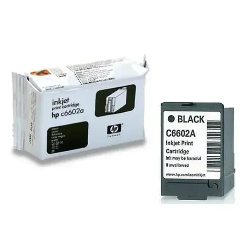 HP cartouche d'encre noire C6602A 