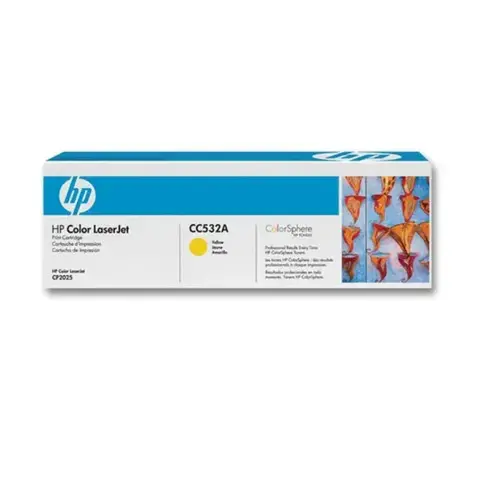 HP 304A CC532A toner jaune - HP 