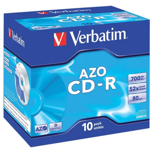 10 CD-R 700Mb - VERBATIM - 52x - Pack