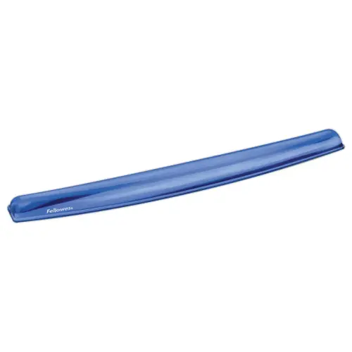 Repose-poignets clavier Crystal Gel - Bleu - FELLOWES