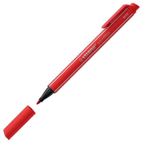 Stylo-feutre pointMax - Pointe moyenne - Rouge - STABILO 