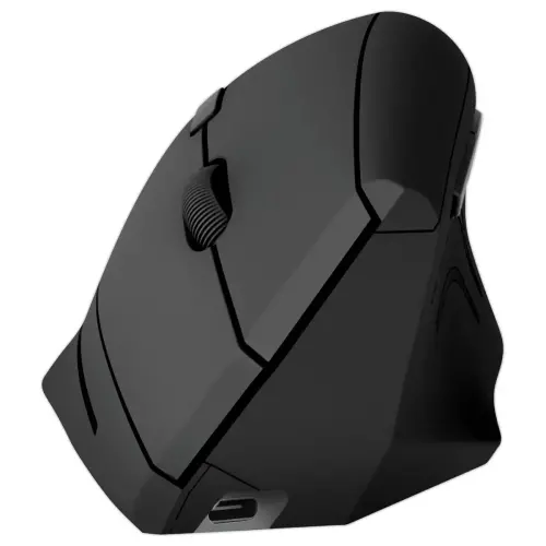 Souris ERGO sans fil - Verticale - Rechargeable - Noir - T'NB