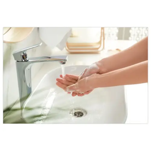 Flacon de savon liquide parfum pêche - 500 ml - TOPMAIN