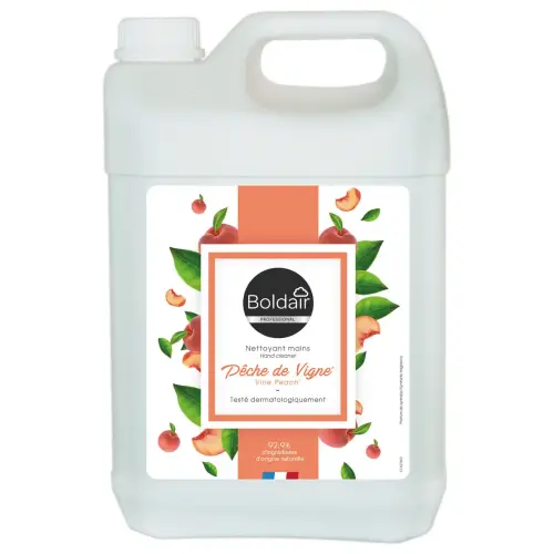 Bidon de 5 litres de savon liquide - Senteur pêche - Boldair