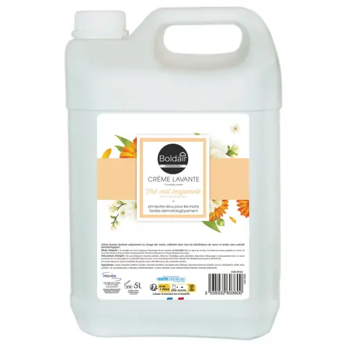 Bidon de savon BOLDAIR parfum Thé vertBergamote -5L