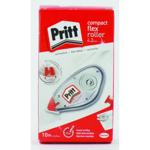 Correcteur &agrave; sec frontal Roller compact - 10 m x 4,2 mm - Pritt 