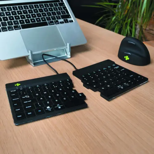 Clavier ergonomique Split Break noir
