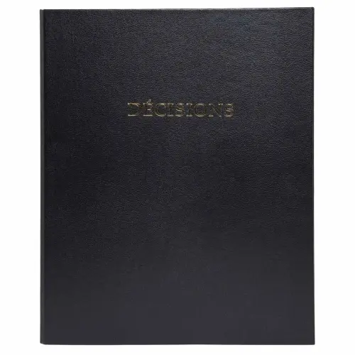 Reliure registre 32x26cm 4 anneaux avec recharges de 100 feuillets - Registre des décisions - EXACOMPTA
