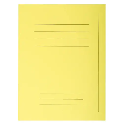 Paquet 50 chemises Forever&reg; 220 100% recycl&eacute; avec impression - 24x32cm - Jaune - EXACOMPTA 