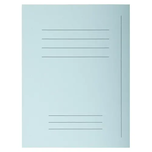 Paquet 50 chemises Forever&reg; 220 100% recycl&eacute; avec impression - 24x32cm - Bleu clair - EXACOMPTA 