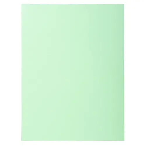 Paquet de 50 chemises 2 rabats SUPER 210 - 24 x 32 cm - Vert clair - Exacompta