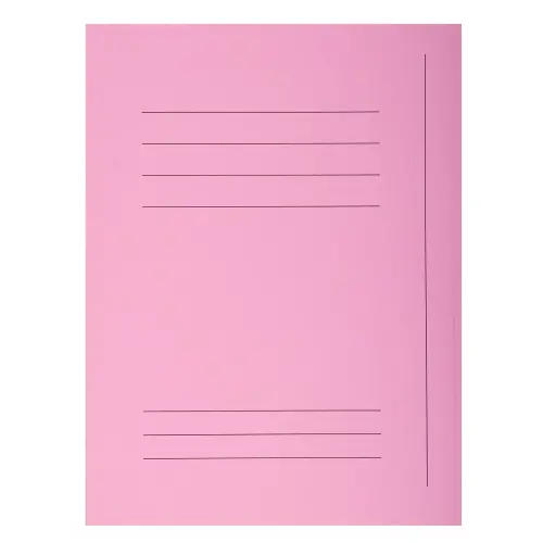 Paquet 50 chemises imprimées 3 rabats SUPER 210 - 24x32cm - Rose - EXACOMPTA