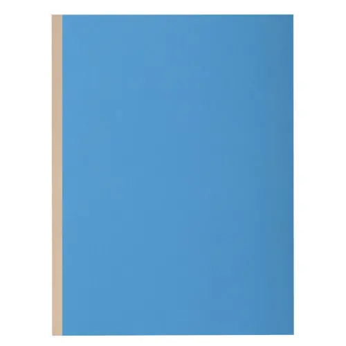 Paquet de 10 chemises à soufflet dos toilé ROCK''S 320g/m2 - 24x32cm - Bleu - EXACOMPTA