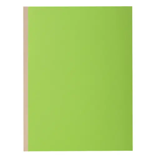 Paquet de 10 chemises &agrave; soufflet dos toil&eacute; ROCK''S 320g/m2 - 24x32cm - Vert - EXACOMPTA 