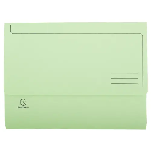 Paquet de 50 chemises poche SUPER 210 - 24,5x32,5cm - Vert clair - EXACOMPTA