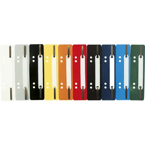 Fixe-dossiers à lamelle polypropylène - Couleurs assorties - EXACOMPTA