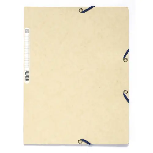 Chemise 3 rabats &agrave; &eacute;lastiques carte lustr&eacute;e 400g/m2 &reg; - A4 - Couleurs assorties pastels - EXACOMPTA 