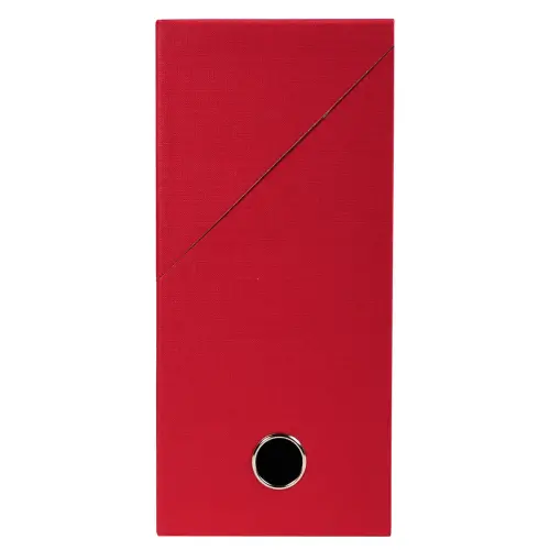 Boite transfert Dos 120mm papier toilé - Rouge - EXACOMPTA