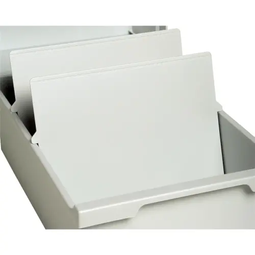Intercalaire DIN A6 horizontal - Gris lumière - Exacompta