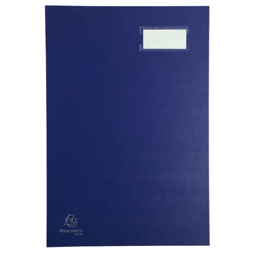 Parapheur direction dos à soufflets 24x35cm - 20 compartiments - Bleu - EXACOMPTA