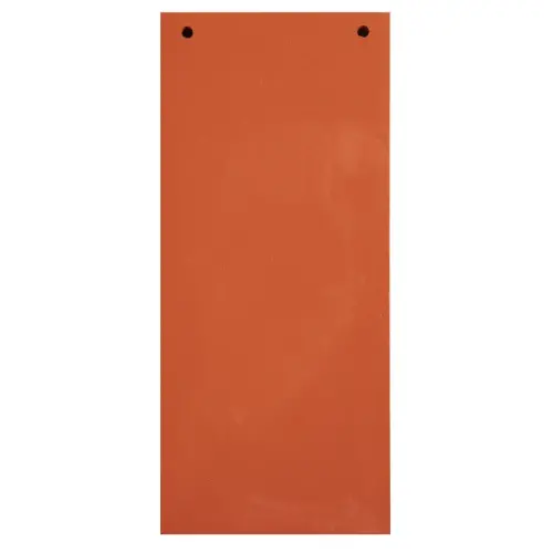 Paquet 100 fiches intercalaires horizontales unies perforées Forever - 105x240mm - Orange - EXACOMPTA
