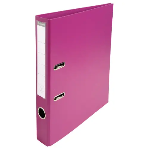 Classeur à levier PVC A4 dos de 50mm. - Fuchsia - EXACOMPTA