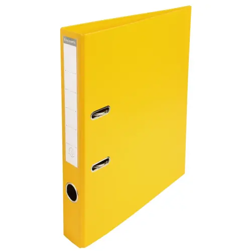 Classeur à levier PVC A4 dos de 50mm. - Jaune - EXACOMPTA