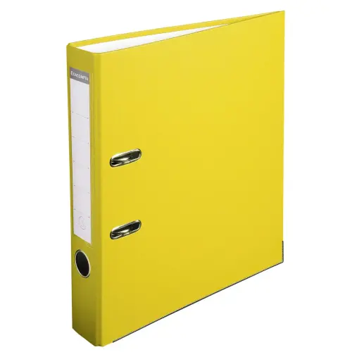 Classeur à levier polypropylène dos de 50mm - A4. - Jaune - EXACOMPTA