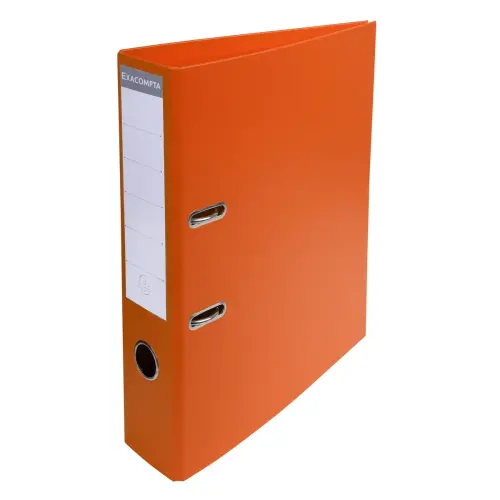 Classeur &agrave; levier PVC A4 dos de 70mm. - Orange - EXACOMPTA 