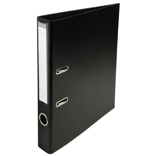 Classeur &agrave; levier PVC A4 dos de 50mm. - Noir - EXACOMPTA 