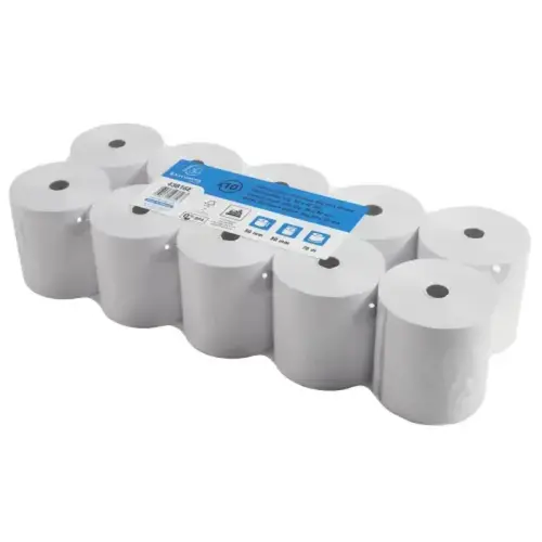Bobine pour tickets de caisse 80x80 mm - 1 pli thermique 55g/m2 sans BPA. - EXACOMPTA 
